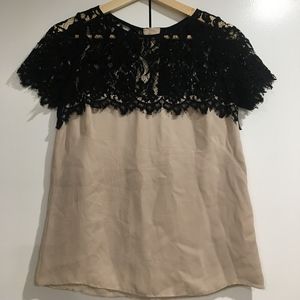 Milly Silk and Lace top